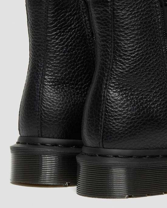 Botas Negras Dr. Martens 2976 With Zips Mujer Negros MX-80429